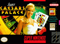 Super Caesar's Palace Super Nintendo US box art